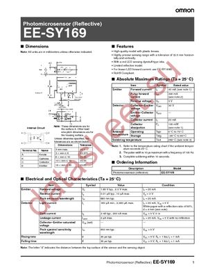 EE-SY169 datasheet  